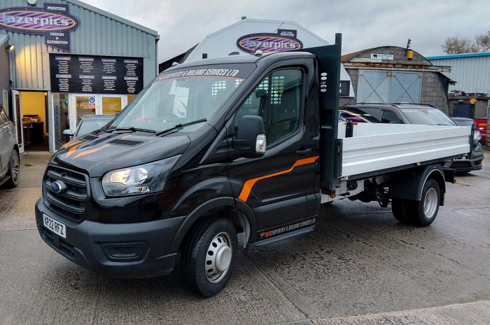 Transit Flatbed Vinyl Wrap