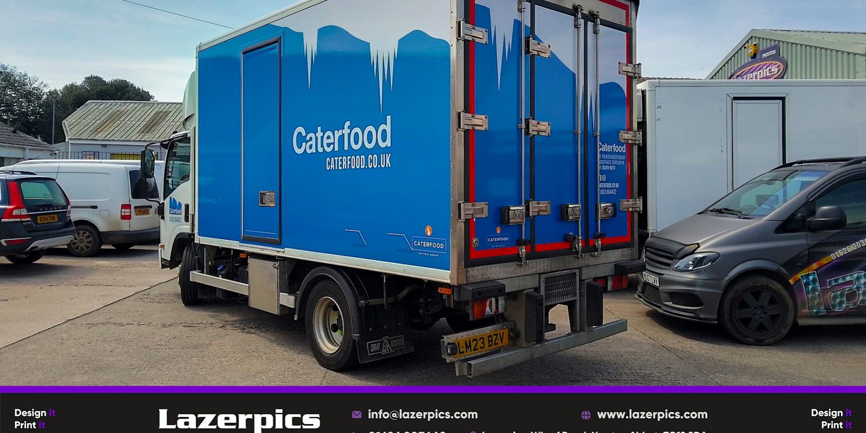 Caterfood Lorry Wrap Caterfood Lorry Wrap