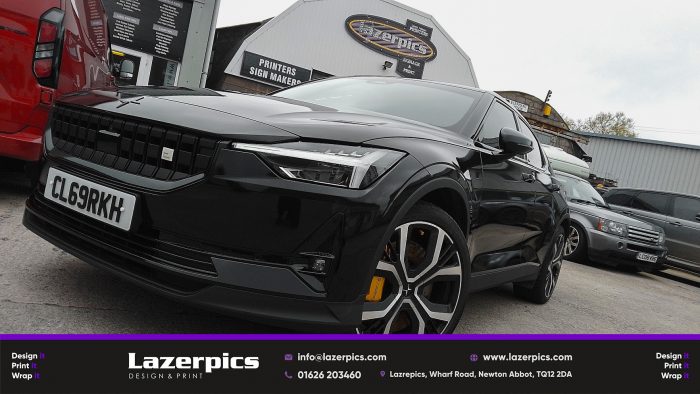 Polestar Black Vinyl Wrap Devon
