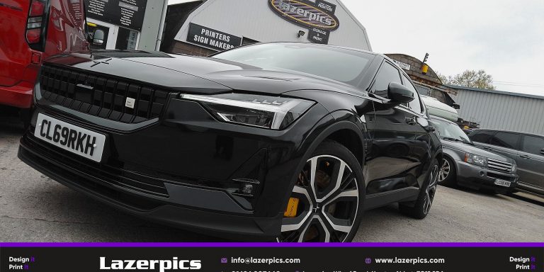 Polestar Black Vinyl Wrap Devon Polestar Black Vinyl Wrap Devon